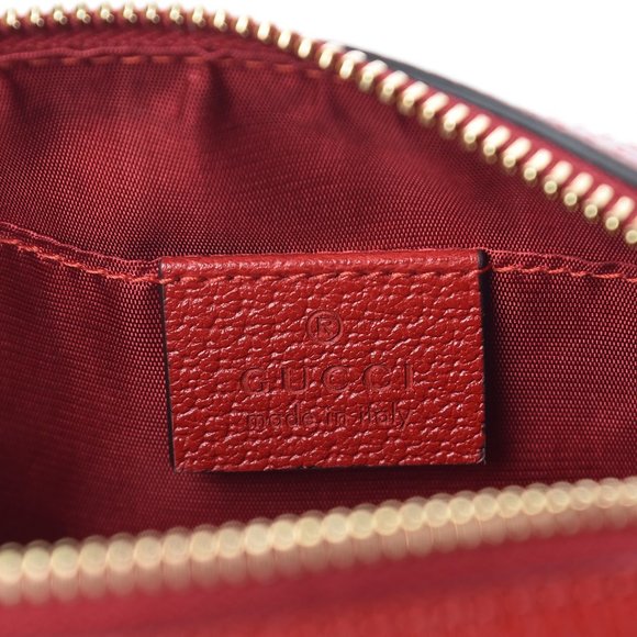 Gucci Sylvie Stripe Travel Pouch in Red, White and Blue NEW W DUSTBAG - Picture 5 of 7